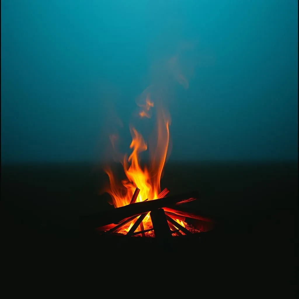 Fire and smoke
