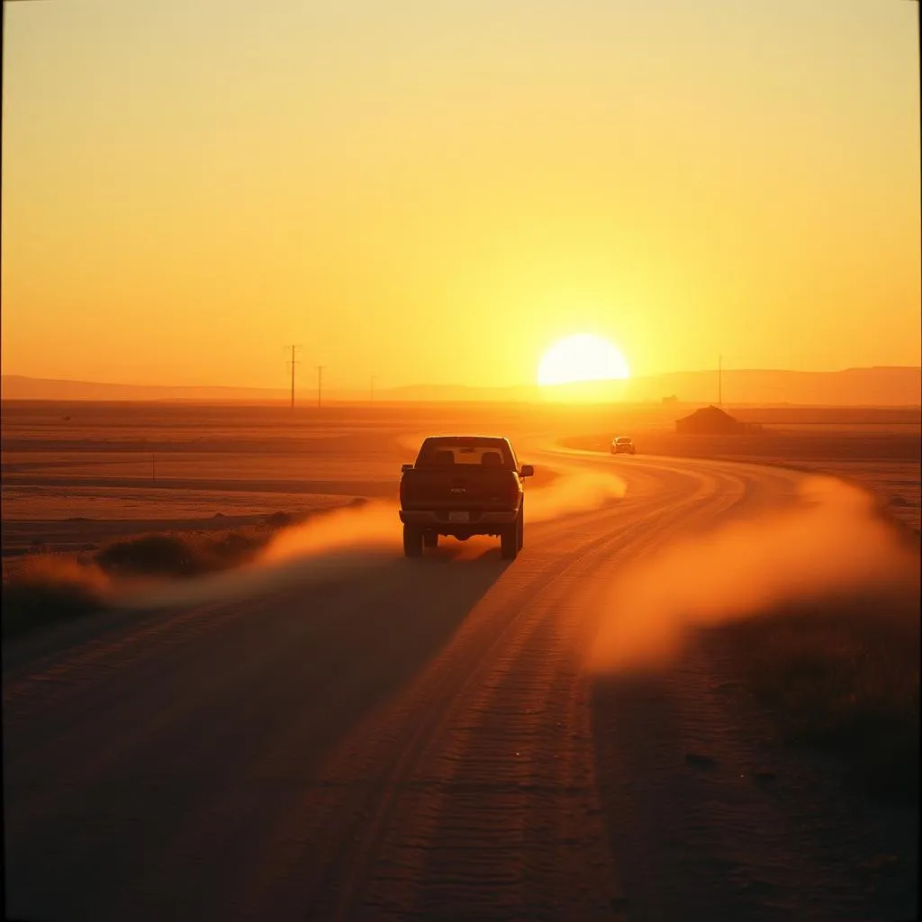 Towards The Sunset