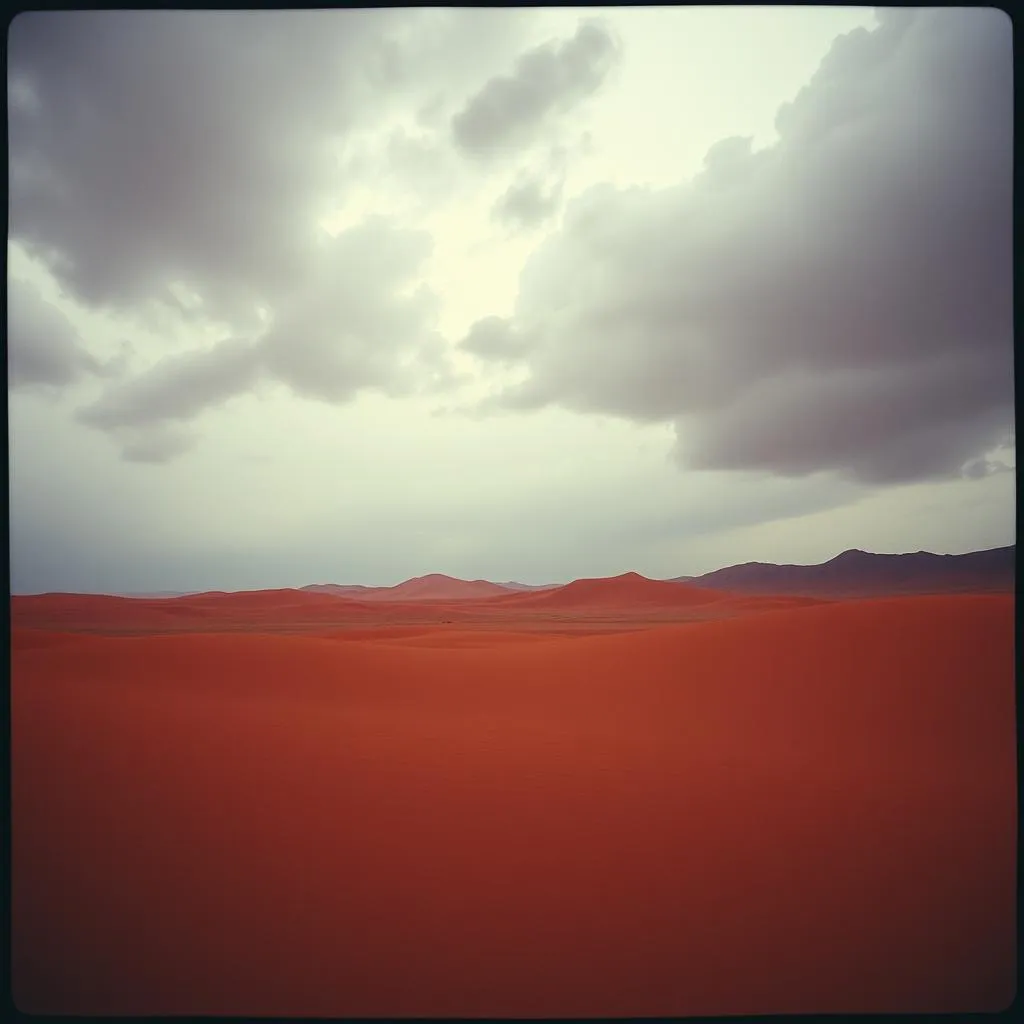 Blut an roten sand