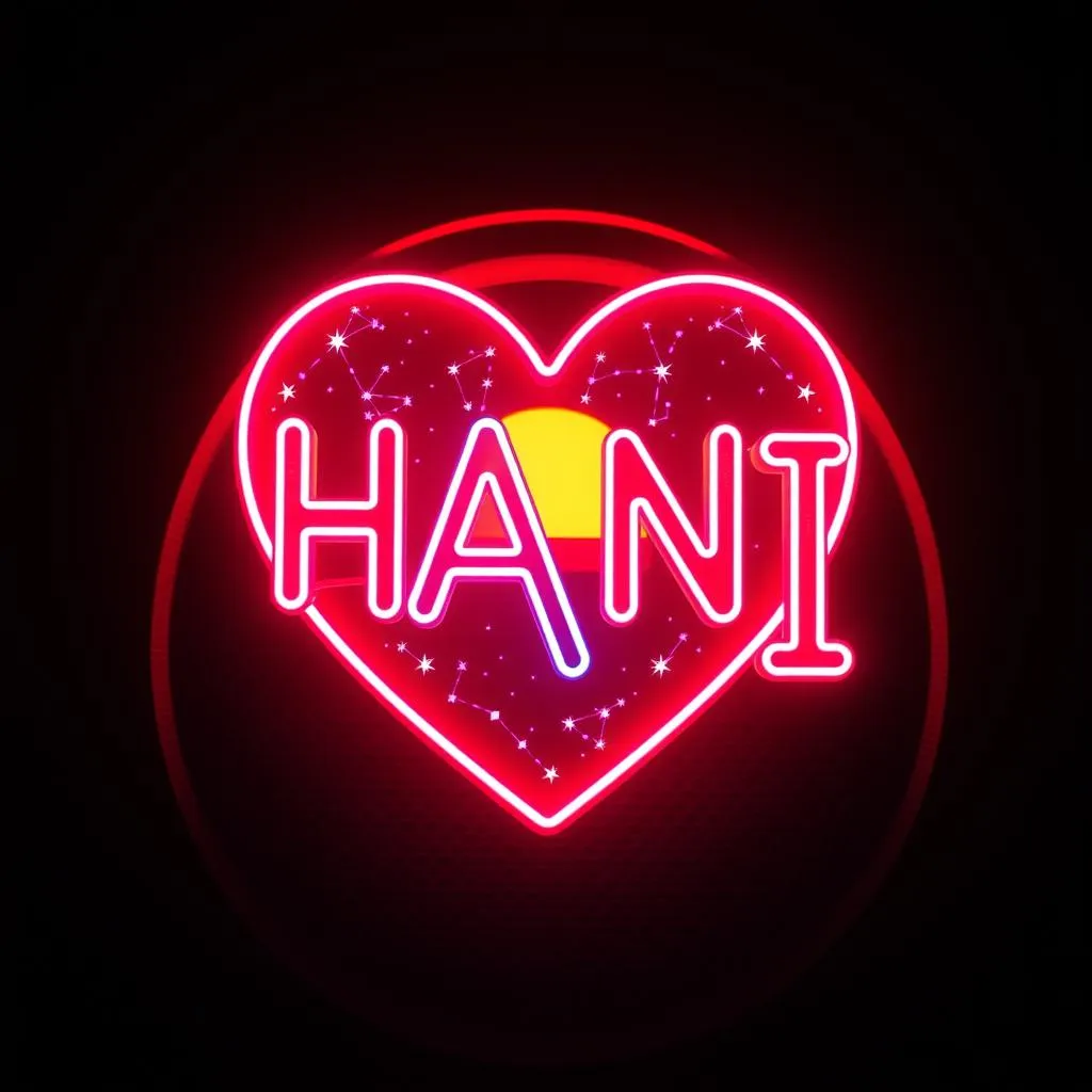 My love song spelled… H.A.N.I.
