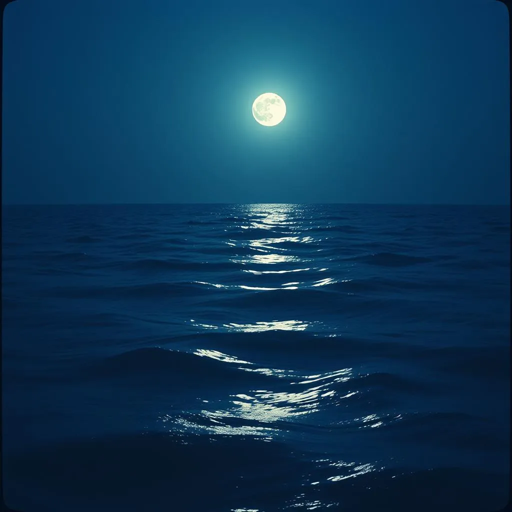 The Moon Sang Back