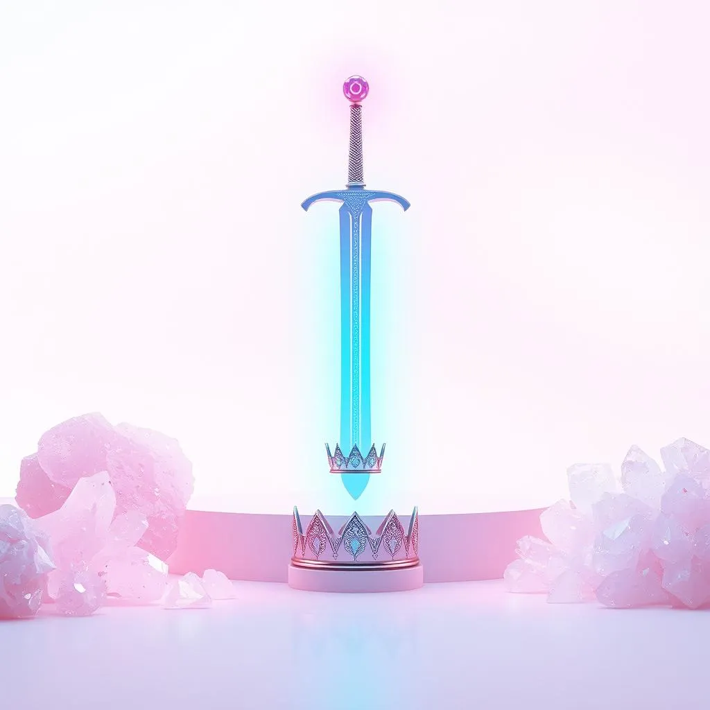 Sparkling Silver Sword