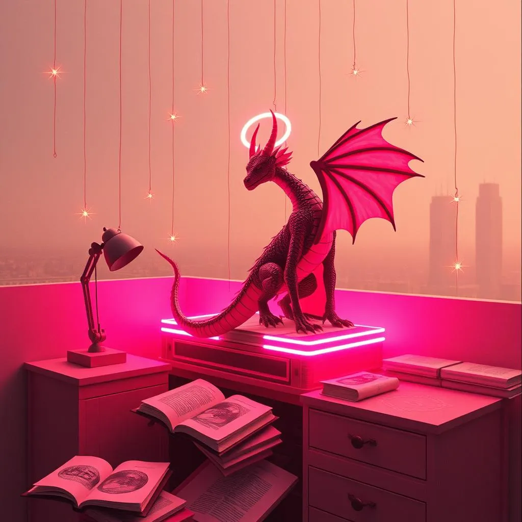 Dragon Queen On The Desk