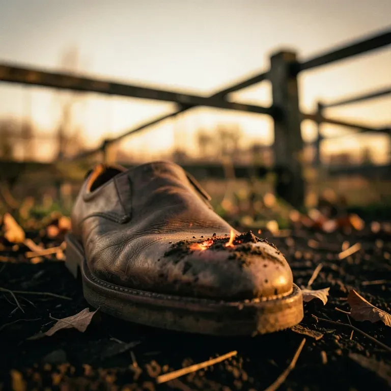 Dirt on my shoe