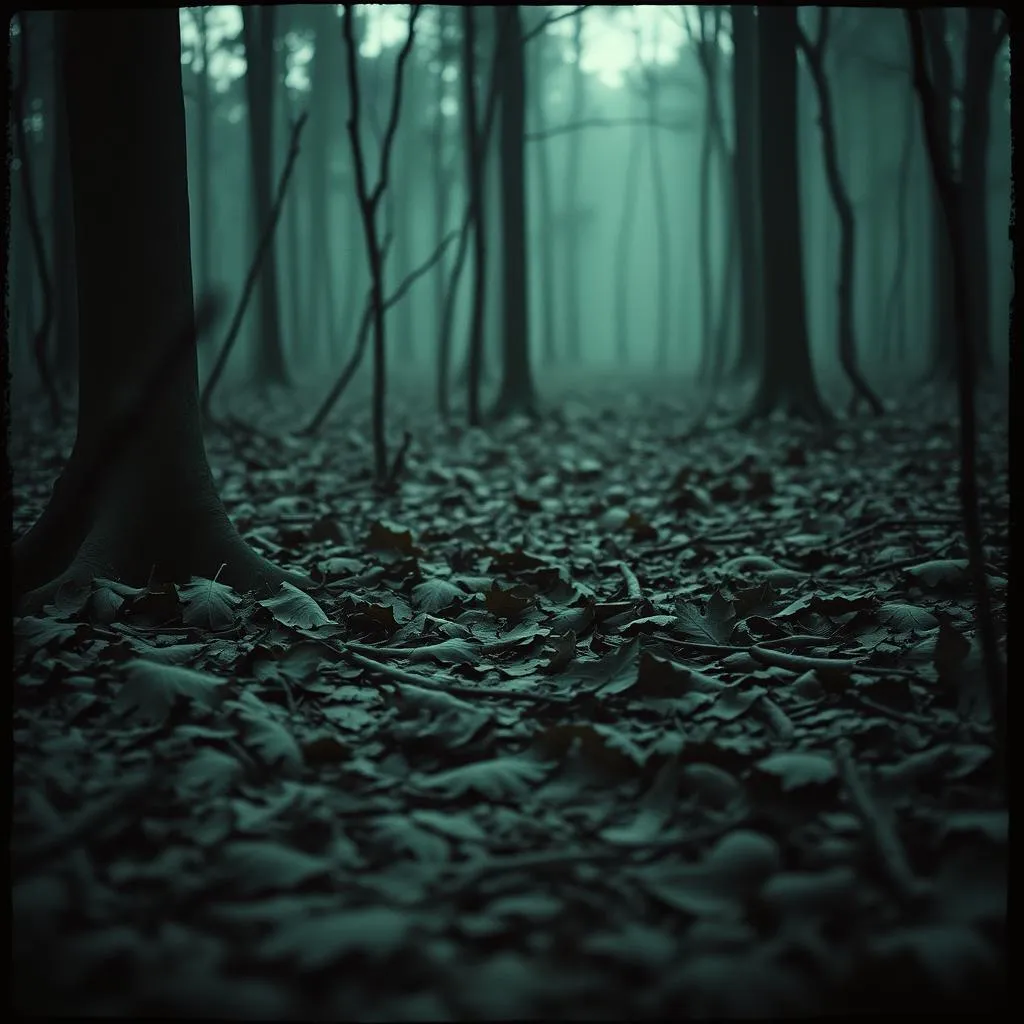 Broken leaves