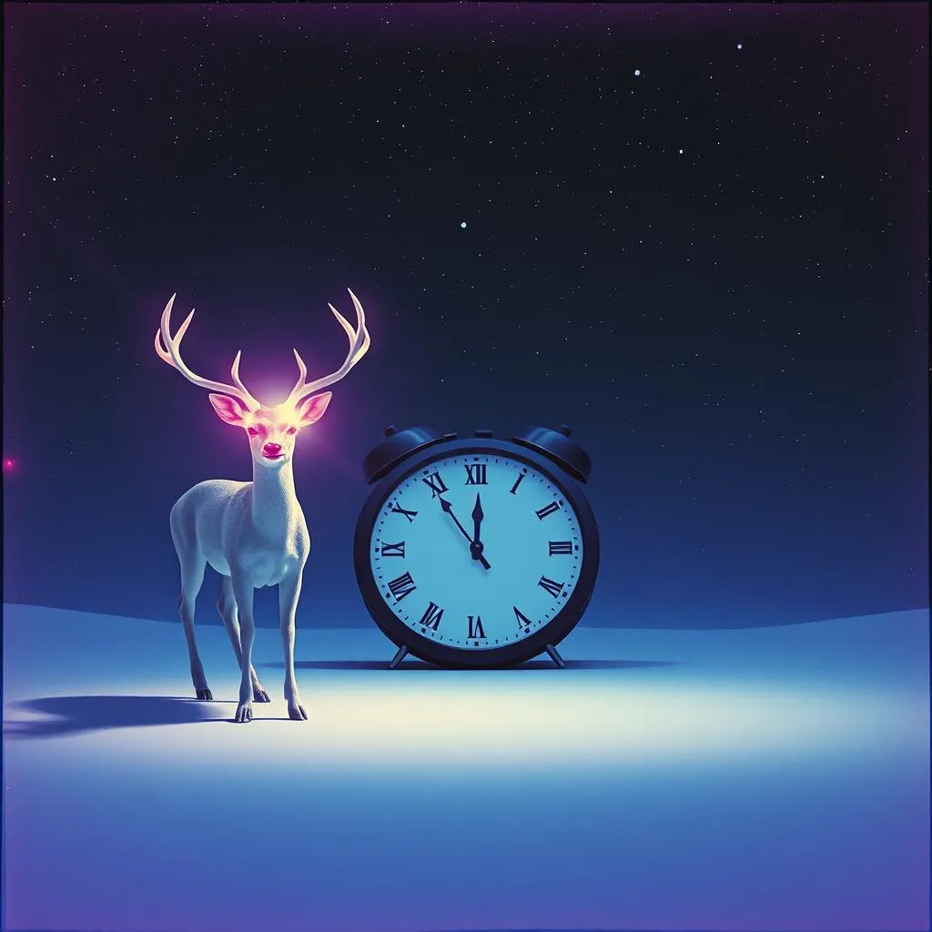 Deer in the headlights look