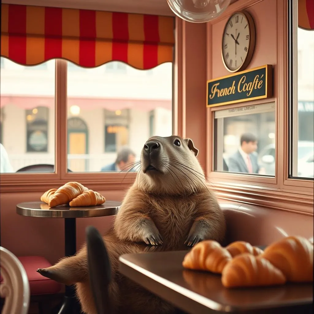 Croissant Crazy Capybara