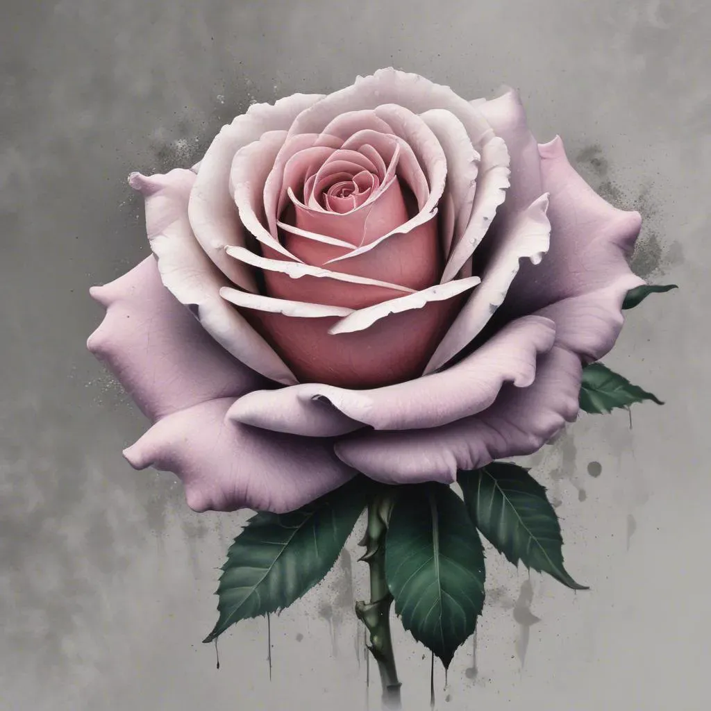 Rosa branca