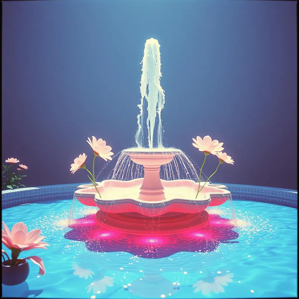 La ragazza nella fontana