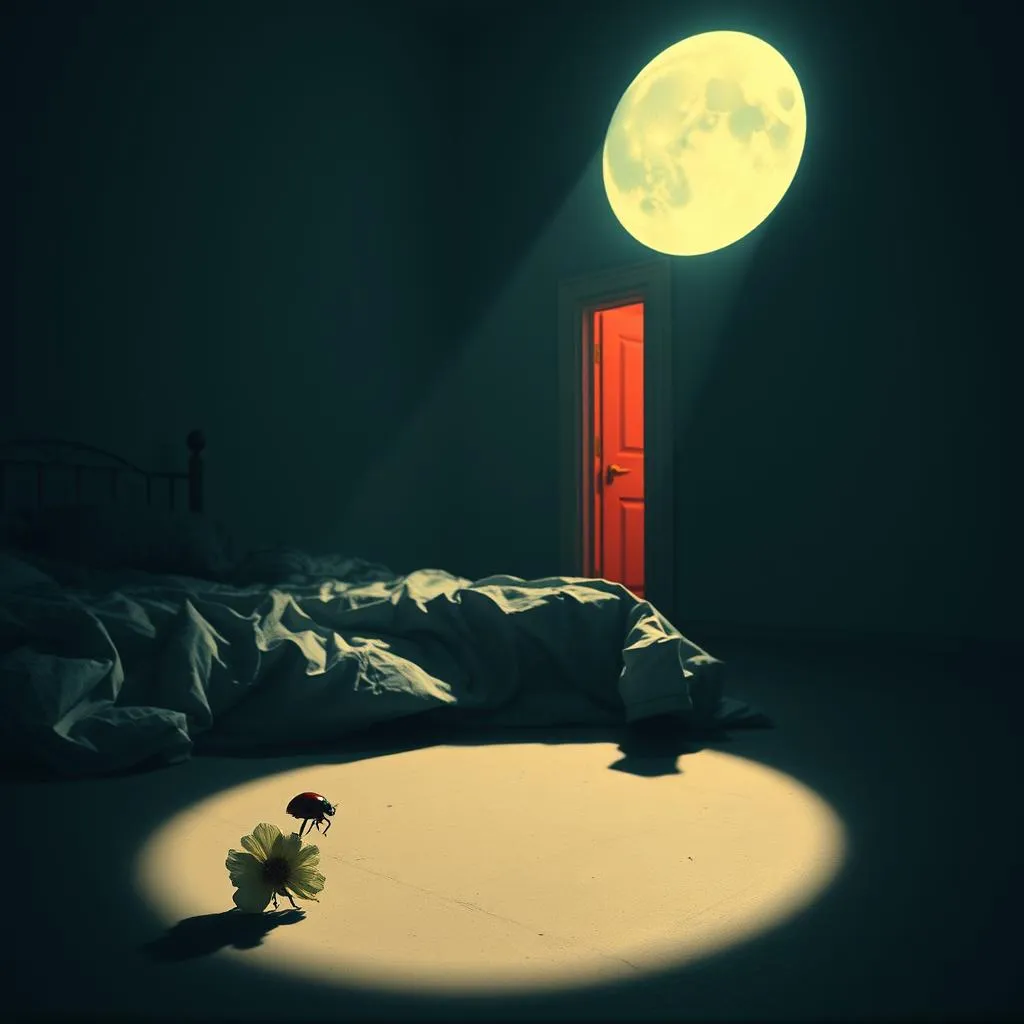 Darkness where's my ladybug