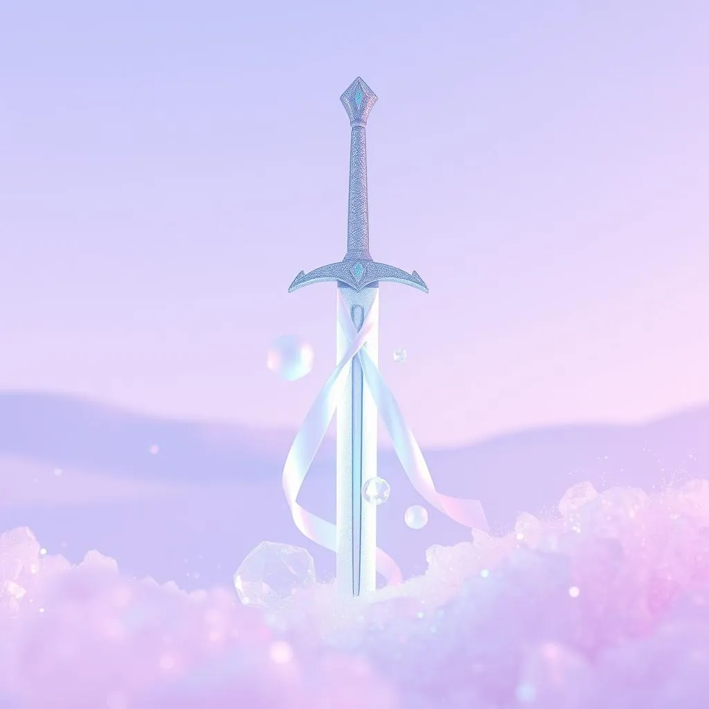 Sparkling Silver Sword