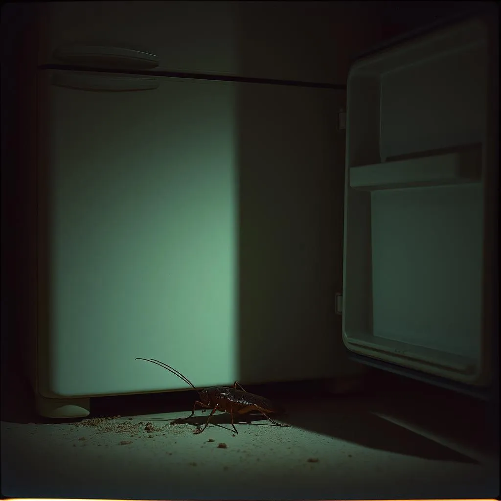 Silent Dancer Behind the Fridge