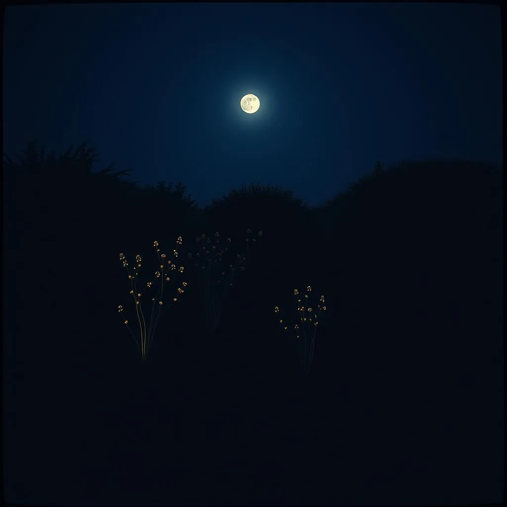 Moonlit sky