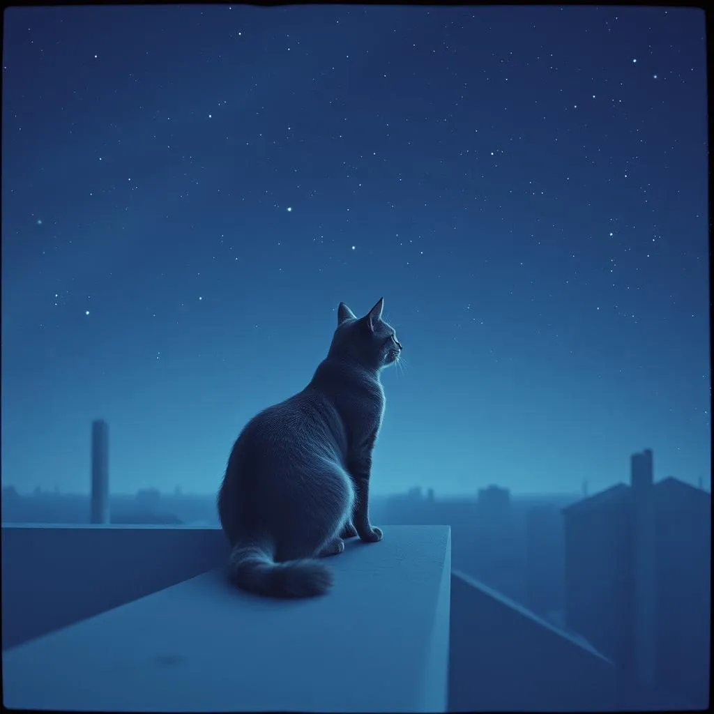 Buster the Grey Cat