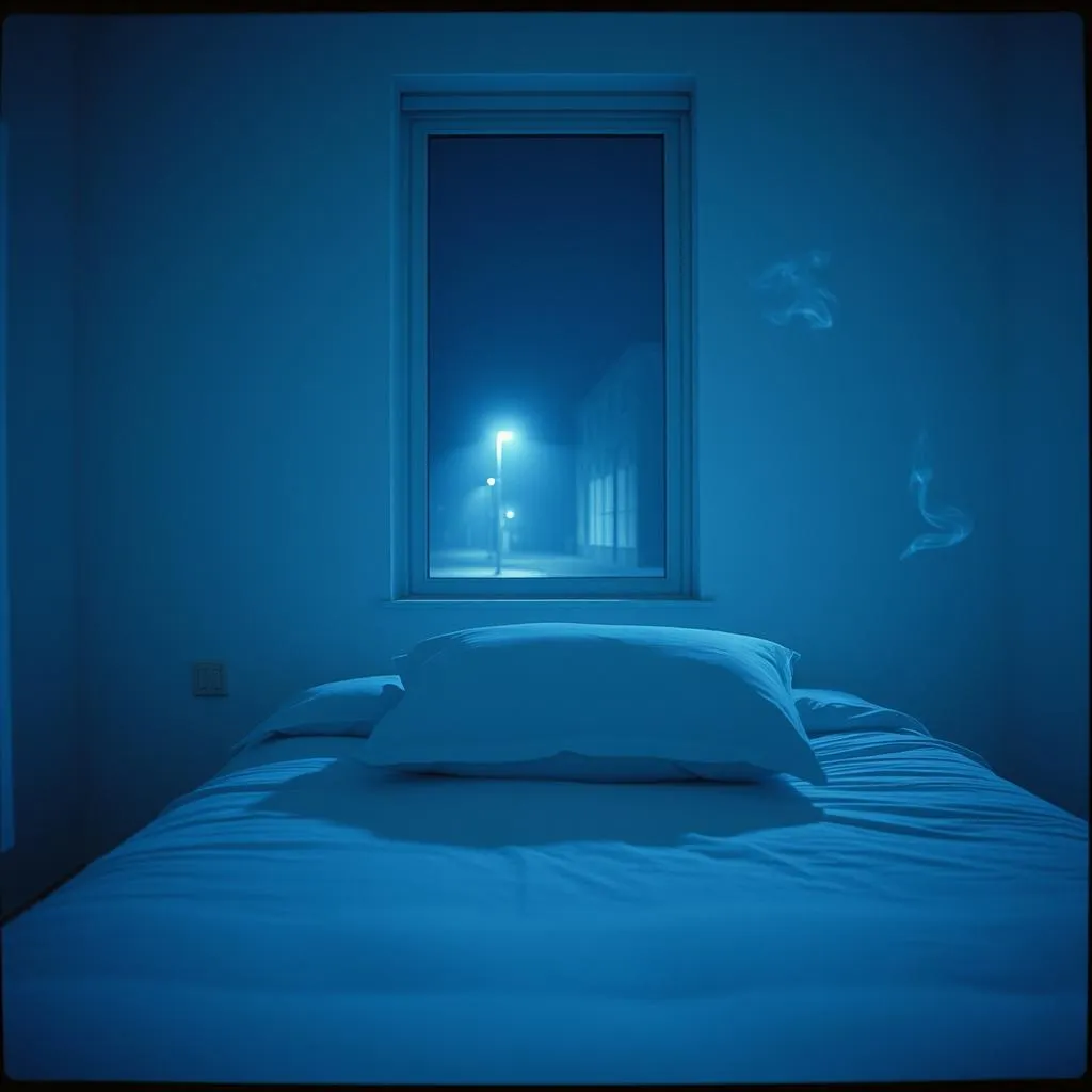 White Lines On Her Pillow