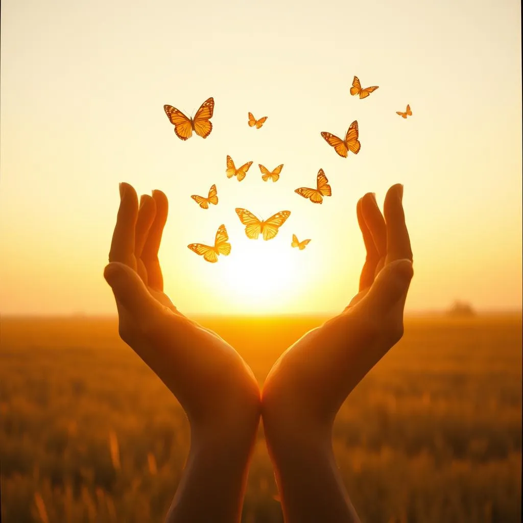Butterfly kisses