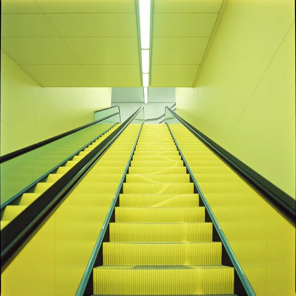 Mayonnaise on Escalator