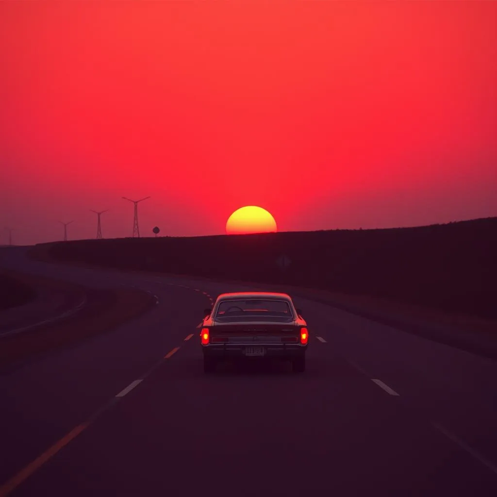 chasing her