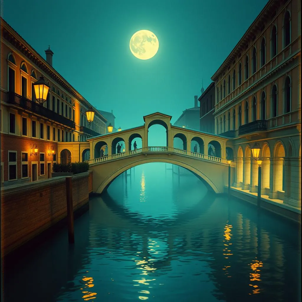 The Bridge of Sighs in Venice