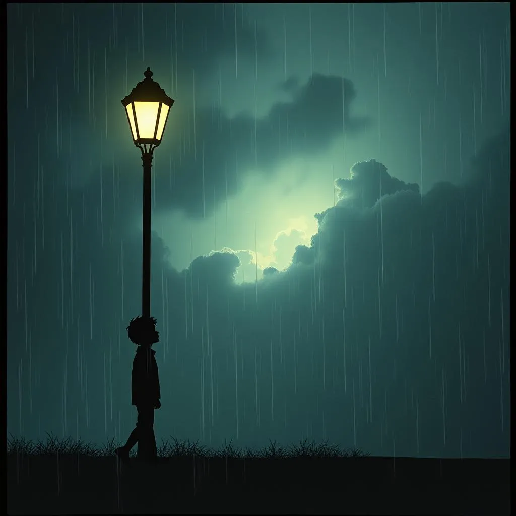 Der Schatten des Jungen
