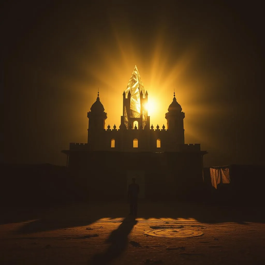 O castelo que veio da lona