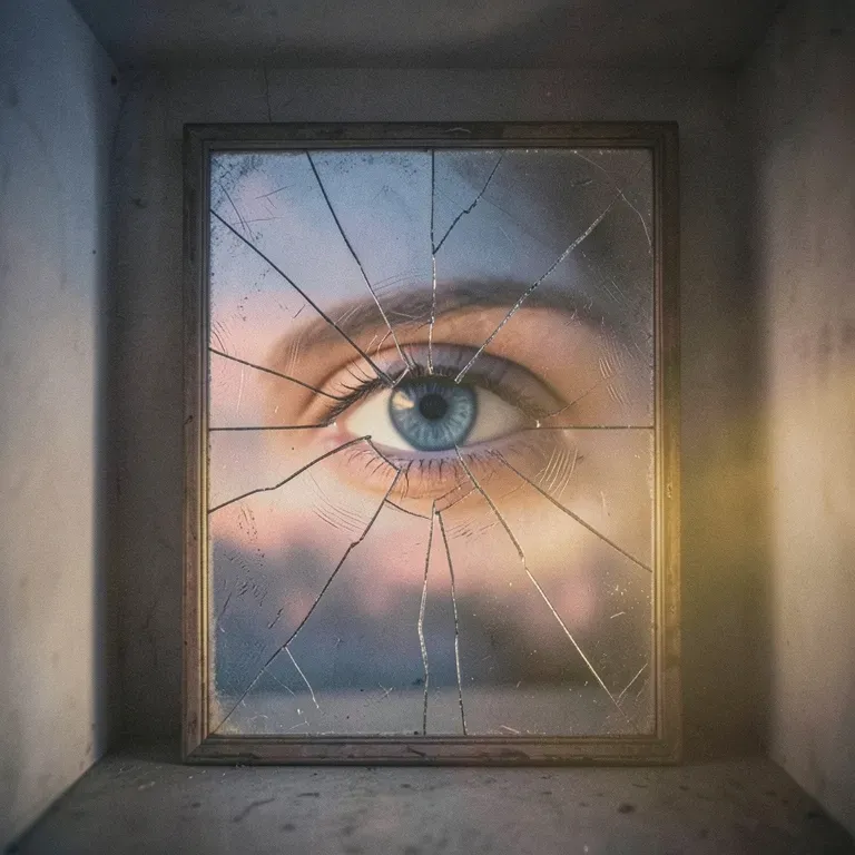 2-Step reflecting sky on Blue eye