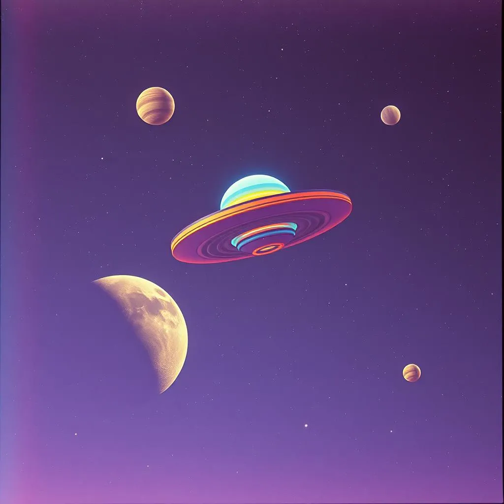 Riding high in the sky