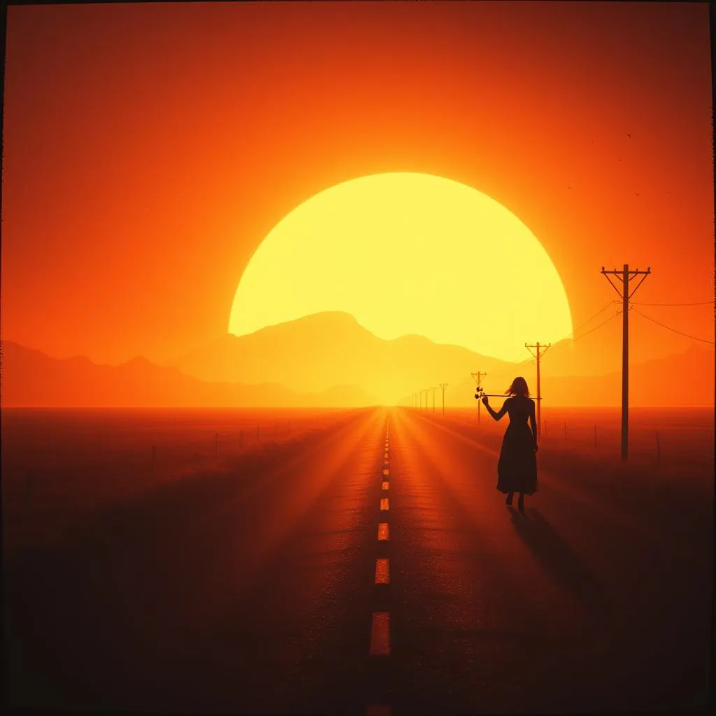Road of Amber Flame
