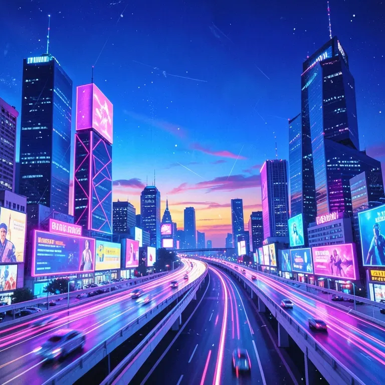 Neon Summer Night