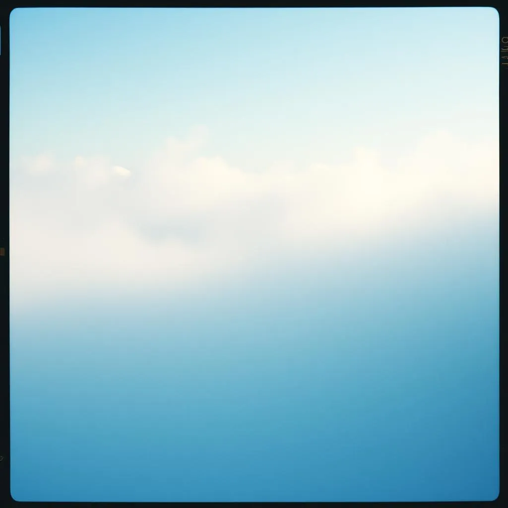 Sea fog on ice