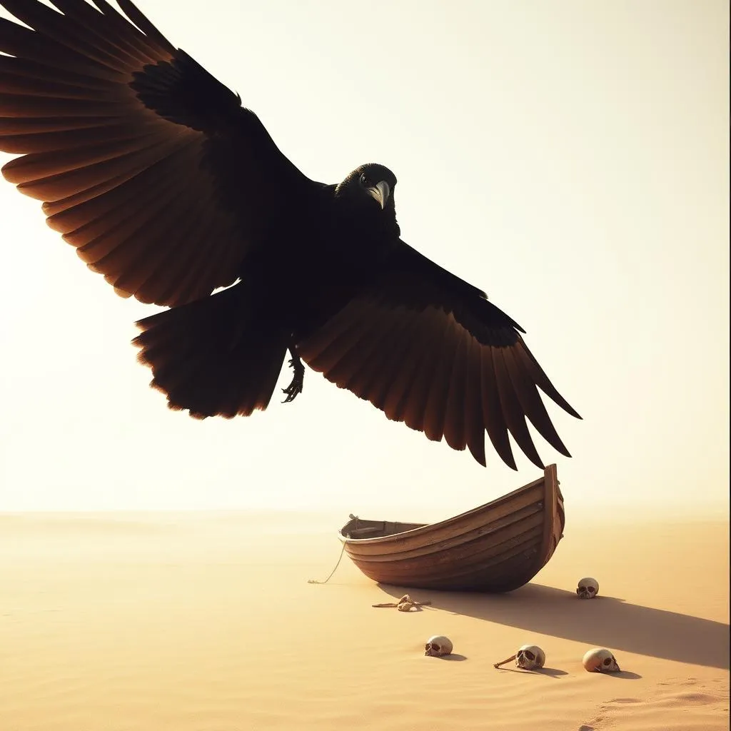 Eye of the raven
