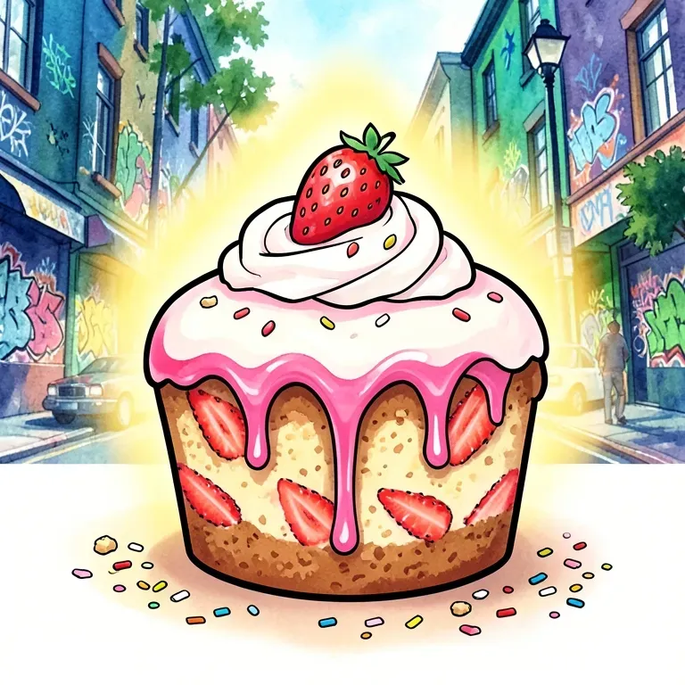 Strawberry Poundcake