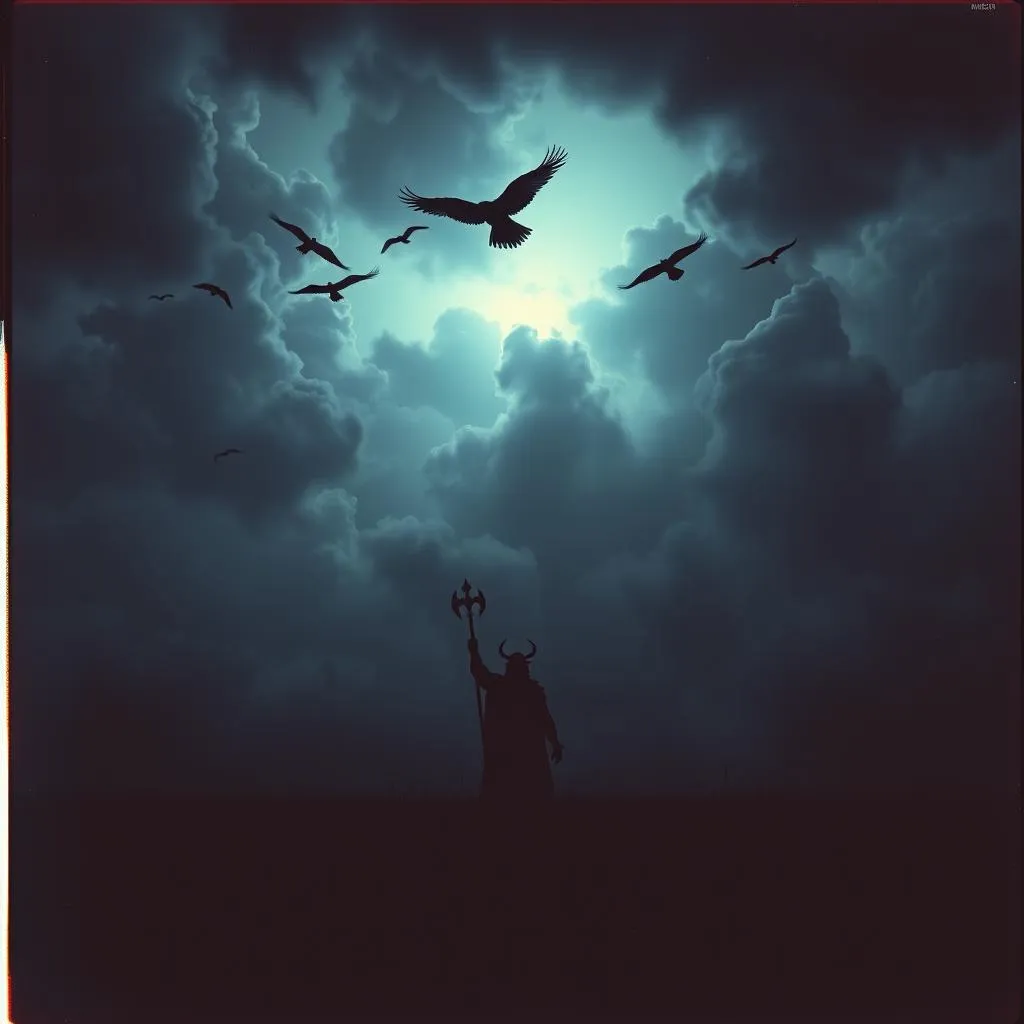 Odin and His Ravens