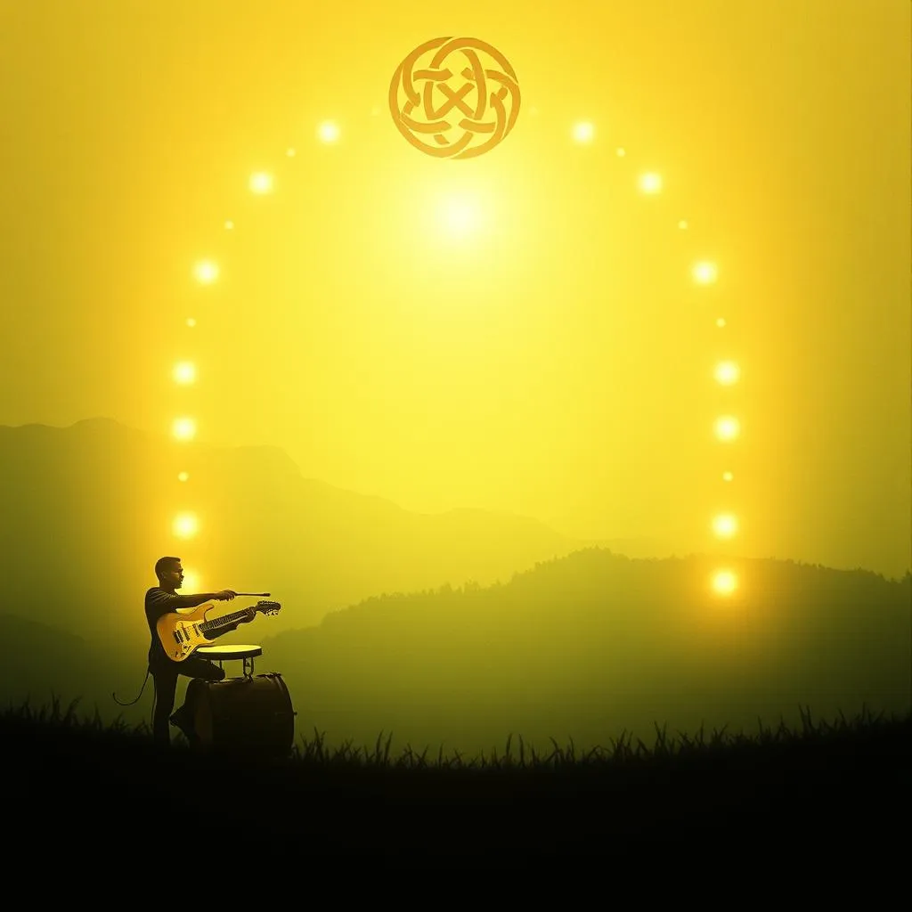 There is a light