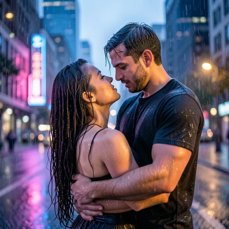 Besos Bajo La Lluvia
