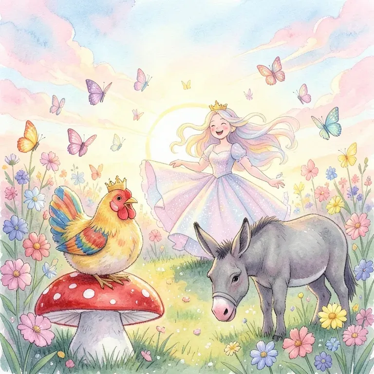The Chicken, Donkey, and Princess Adventure
