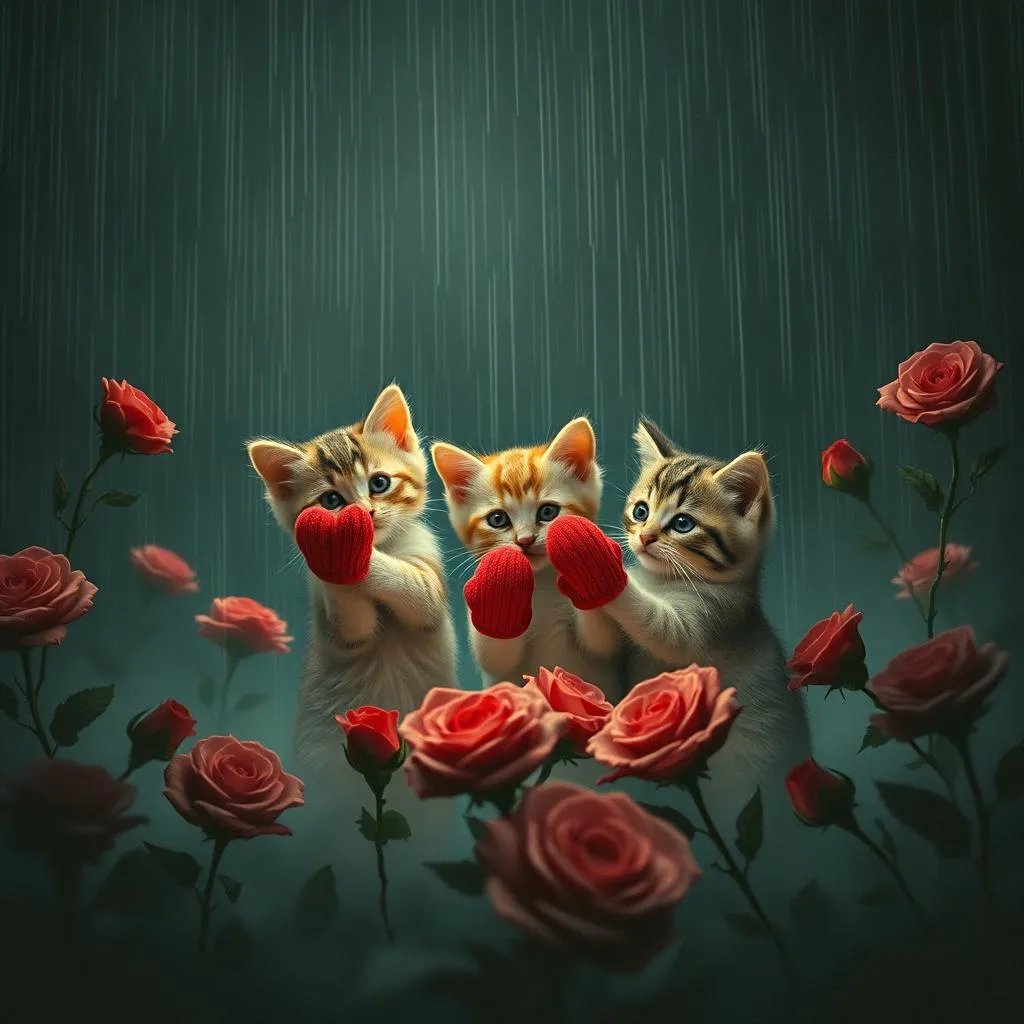 Roses and Rain Drops