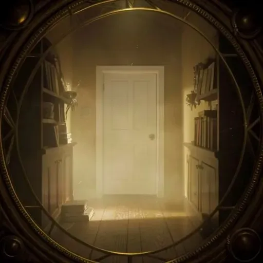 Behind the white door