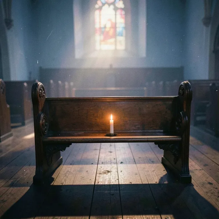 church pew tears