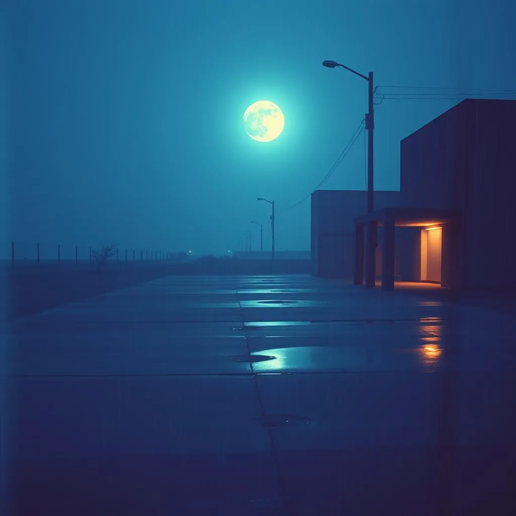 Luna en silencio