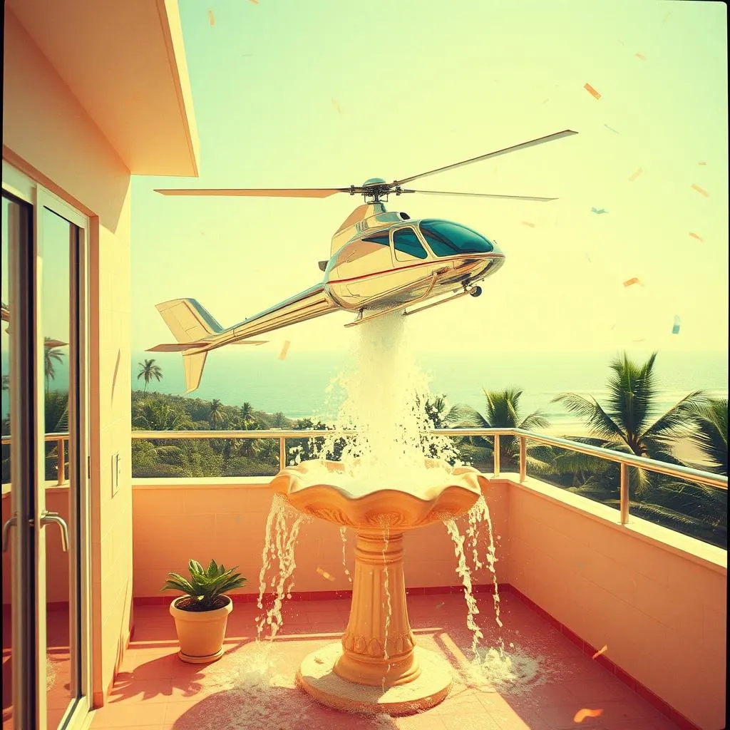 Baño de Helicóptero