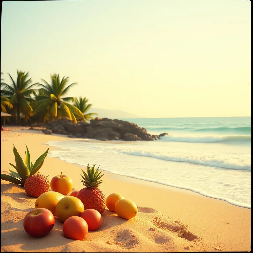 Papaya en la Playa