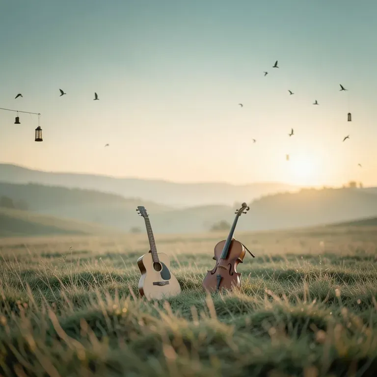 Wide Wind Over Green Hills