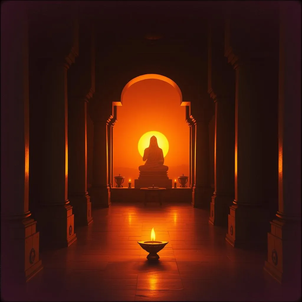 தீபத்தின் ஒளி