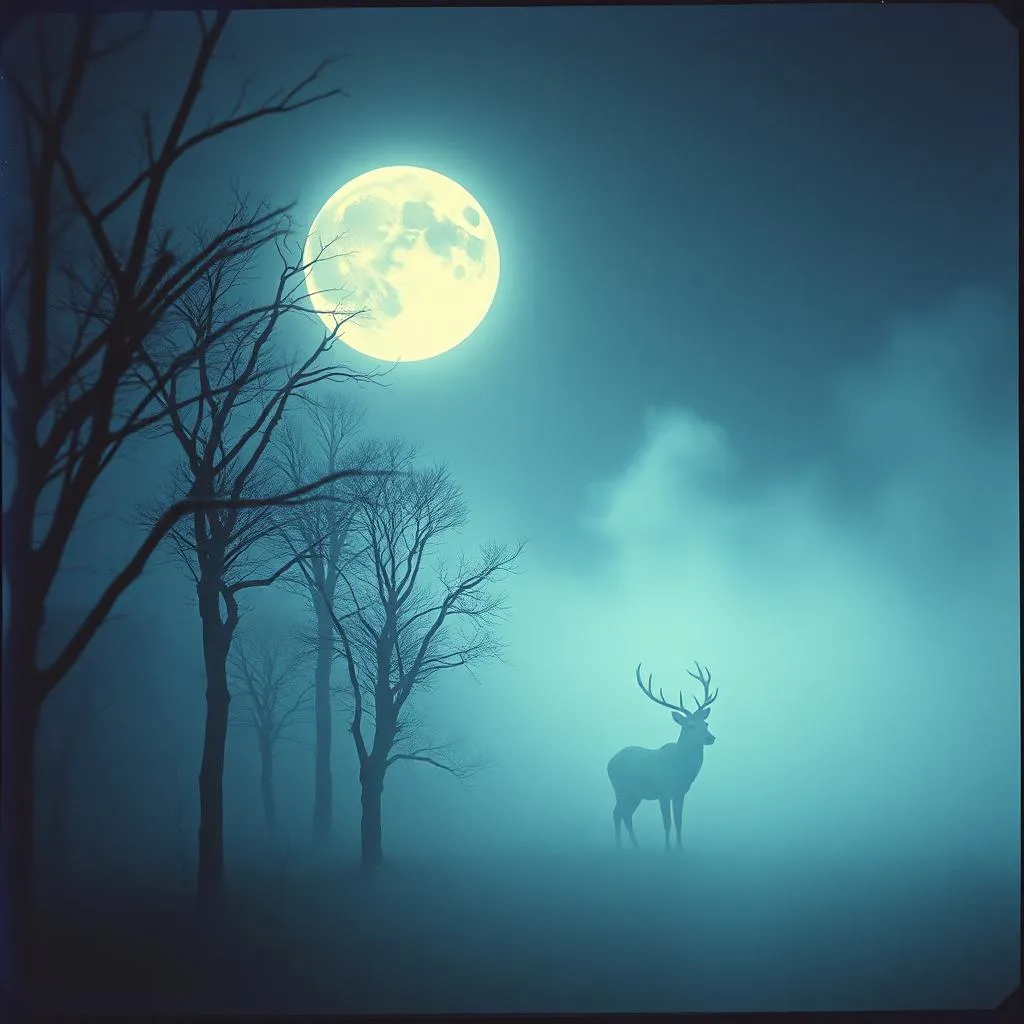 Moon shadow