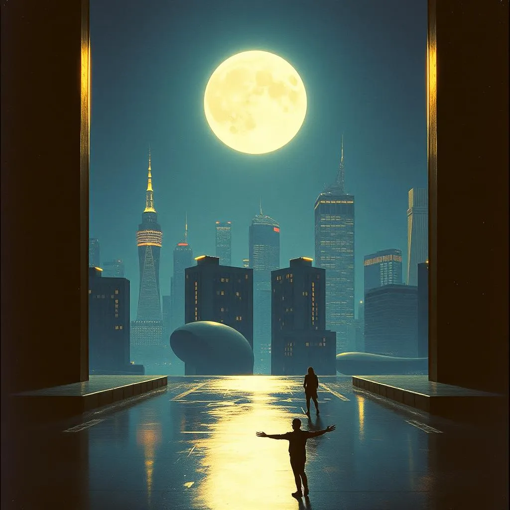 Moonlight city