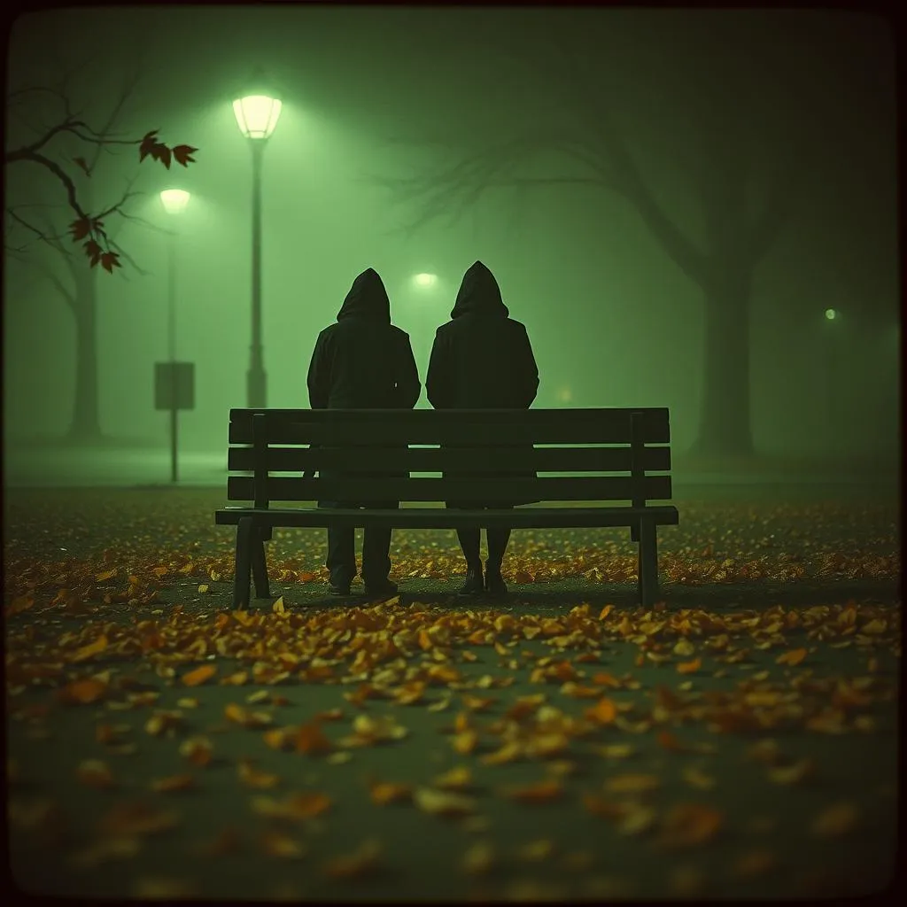 Shadows in the park