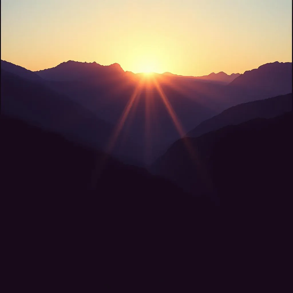 Luz no monte