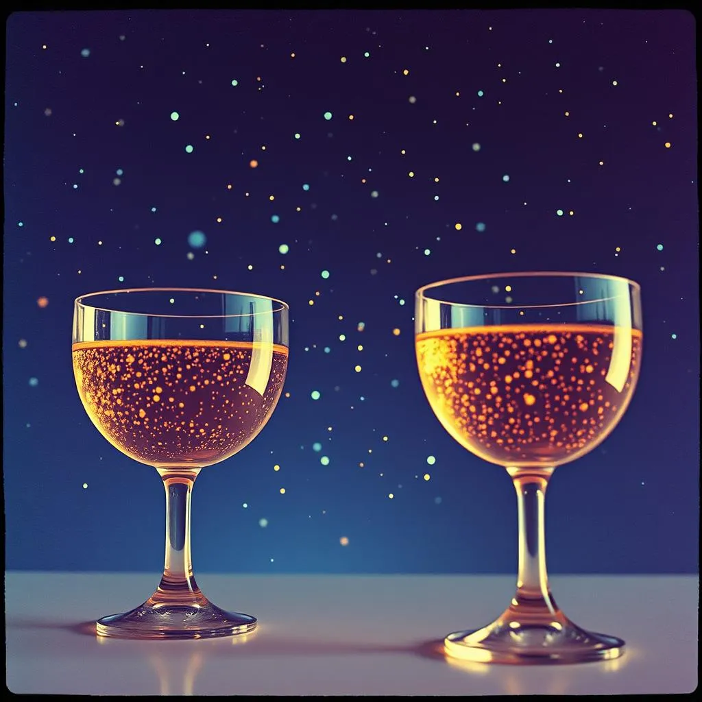 Prosecco und Sterne