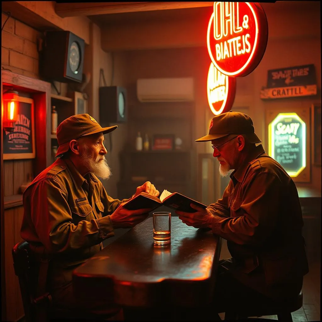 Brothers at the Legion Bar